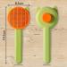 Cat Brush for Long & Short Hair 1-Click Self-Cleaning Tool for Effortless Pet Hair Removal - Buy Online on GoSupps.com