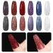 GELLEN Reflective Glitter Gel Nail Polish, 6 Colors Holographic Gel Polish Kit, Trendy Sparkle Nail Polish Set Home Salon DIY Manicure Kit