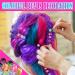 FunKidz Hair Braiding Kit for Girls 8-12 | Handheld Temporary Hair Coloring Clamp with Hair Chalk | Washable Hair Makeup Kit - Buy Online on GoSupps.com