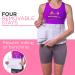 BraceAbility Women's Lower Back Pain Support Belt - Lightweight Lumbar Compression for Nurses, Walking - Soft White Elastic, Discreet Under Clothes - Size Large - Buy Online on GoSupps.com