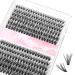 BELEVO 240 Individual Eyelashes Cluster Lashes Kit Natural D Curl Fluffy Lash Clusters DIY Eyelash Clusters Extensions at Home Reusable 30D+40D 11-16MM