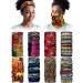 SATINIOR 8 Pieces African Face Cover Bandanas Boho Neck Gaiter Balaclava Head Wrap Scarf for Women, Multicoloured, Medium
