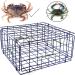 Danielson 24 Fold-Up Pacific Coast Crab Trap | Vinyl-Coated Steel Wire | Foldable & Easy to Store | 4 Entrances & 2 Escape Rings | Blue - Buy Online on GoSupps.com