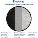 Euroca 3 Layers Face Masks Reusable Washable Breathable Made from Cotton Fabric With Nose Clip for Adult Black - Buy Online on GoSupps.com