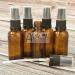 Avalon Cosmetic Packaging 30ml Amber Glass Bottles with Pump - Pack of 5. Empty refillable amber bottles (5pcs) with Black Treatment Pump. Suitable for Sanitising Gels Face Creams Serum Lotion etc. - Buy Online on GoSupps.com