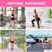 Multipurpose Yoga Pilates Bar Set with Resistance Bands & Jump Rope | Travel-Friendly Home Gym Equipment for All Heights | Complete Body Fitness Workout in Pink - Buy Online on GoSupps.com