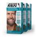 Just For Men Mustache & Beard Beard Dye for Men with Brush Included for Easy Application With Biotin Aloe and Coconut Oil for Healthy Facial Hair Medium Brown M-35 (3 Count) Medium Brown 3 count (Pack of 1)