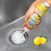 Sani Sticks SANI 360 Garbage Disposal Cleaner Kit - Lemon Scent, 10 oz Foam Bottle with Brush and Tray - 8 to 10 Uses - Buy Online on GoSupps.com