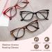 Madison Avenue 2 Pack Cateye Reading Glasses for Women - Fashion Readers +1.0 - Comfort Spring Hinge - Black/Tortoise - Buy Online on GoSupps.com