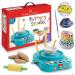 Faber-Castell Pottery Studio - Kids Pottery Wheel Kit for Ages 8+  Complete Pottery Wheel and Painting Kit for Beginners  3 lbs of Sculpting Clay   Blue