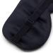 100% Pure Mulberry Silk Black Charmeuse Eye Sleep Mask | Light Blocking for Deep Uninterrupted Sleep - International Shipping Available - Buy Online on GoSupps.com