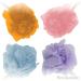 Brookstone 4 Pack Soft Shower Loofah Sponges - Gentle Body Scrubbers for Men and Women - Buy Online on GoSupps.com