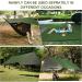 FIRINER Camping Hammock with Rain Fly Tarp and Mosquito Net Tent - Portable Nylon Parachute Hammock Set for Backpacking and Outdoor Activities - Buy Online on GoSupps.com
