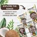 INECTO Revitalising Coconut Body Scrub 150ml 100% Natural Nourishing Skin Exfoliating Scrub Rich in Natural Minerals for All Skin Types Enriched with Coconut Oil - Buy Online on GoSupps.com