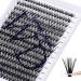 Individual Lashes 300PCS Cluster Lashes Extension C Curl 40D 0.07mm 8-16mm Mixed Lash Clusters Wide Stem Individual Eyelashes Clusters DIY Eyelashes Extensions at Home(Cluster-40D-0.07-C-MIX8-16) RR-8-16mm Cluster Lashes-40D-0.07-C
