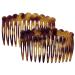 Camila Paris CP2871/2 French Hair Side Comb Small Rounded  Tokio French Twist Hair Combs Decorative  Strong Hold Hair Clips for Women Bun Chignon Up-Do Styling Girls Hair Accessories  Made in France
