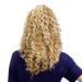SWACC 20-Inch Big Bouffant Curly Wig for Women - Synthetic Heat Resistant Hair Piece with Cap | Strawberry Blonde/Bleach Blonde Highlights (27H613 - Buy Online on GoSupps.com