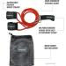 PowerNet Arm Care Bands - Baseball Softball Strength Training PowerBands for Injury Rehab & Pitching Warm-Ups - Attach Anywhere - Black | Advanced - Buy Online on GoSupps.com