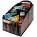 Lusso Gear Car Seat Organizer for Front or Backseat Great for Adults & Kids Featuring 8 Storage Compartments for Toys Magazines Tissues Maps Books Documents Games & More Gray