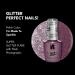 Red Carpet Manicure Flash Glitter Gel Polish | Infused with Vitamin A & Biotin | I'm Made To Sparkle | Mauve Pink Glitter Nail Gel Colour | 0.3 Fl. Oz. - Buy Online on GoSupps.com