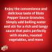 Bisto Creamy Pepper Sauce Mix 185g Drum - Pack of 1 - Delicious Pepper Sauce - Buy Online on GoSupps.com