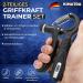 Kimatra 2-Part Handle Force Train Pack | 5kg to 60kg Hand Trainer Set for Fingers Hands & Forearms | Integrated Counting Function - Black - Buy Online on GoSupps.com