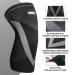 Proiron Knee Support Sleeve for Men & Women - Orthopedic Knee Brace for Sports Running & Volleyball - Black - Optimal Stability & Comfort - Buy Online on GoSupps.com