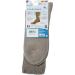 Cotton Mid Calf Comfort Diabetic Socks - Soft & Supportive (SAND L) | International Shipping Available - Buy Online on GoSupps.com