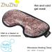 Zhu-Zhu Glitter Gel Hot & Cold Eye Mask - Therapeutic Soothing Relief for Migraines Sinus Pain Tension Headaches Allergies Puffy and Tired Eyes - Rose Gold Rose Gold Glitter - Buy Online on GoSupps.com