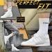 Canzt White Crew Socks - Tennis Socks for Men & Women | Set of 6 | Size 43-46 | Premium Cotton - Buy Online on GoSupps.com