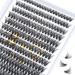 280 PCs eyelash individually 40D-07D-13 Individual eyelashes for beginners lash cluster volume B&Q even for individual lashes eyelashes eyelash extension (40d-0.07d 13 mm) 13 mm 40d-D-07