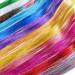 Sparkling Fairy Hair Tinsel Kit - 47 Extensions with Tool | 2280 Strands in 12 Colors | Glitter Hair Strands for Stunning Hairstyles - Buy Online on GoSupps.com