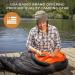 Hyke & Byke Eolus 0 F 4 Season 800FP Goose Down Sleeping Bag - Ultralight - Blue/Lime Green - Regular/Long - Buy Online on GoSupps.com