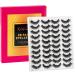 False Eyelashes -20 Pairs- Black Natural Full Eyelash for Women Comfortable Eye Lashes for Daily Use at Work Beauty Contest Parties & Salons | Easy to Stick on Upper Lash Line (104)