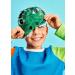 Kids' Dino-Mite Satin-Lined Fleece Sleep Mask - Fun & Colorful Embroidered Design - Buy Online on GoSupps.com