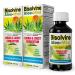 Bisolvine Aloe-Miel Cough Syrup - Effective Cough Suppressant & Expectorant with Guaifenesin & Dextromethorphan for Throat Relief & Mucus Control - Cold & Cough Relief Solution 6 fl oz 2-Pack