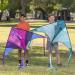 JOYIN Large Delta Kite 2-Pack - Blue and Purple - Easy-to-Fly Kites for Kids and Adults - 262.5 ft String - Outdoor Beach Games - Buy Online on GoSupps.com