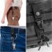 FRTKK Tactical Molle Key Ring Gear Key Keeper Nylon Belt Keychain Molle Webbing Key Clip Buckle for Belts Molle Bags Black - (Pack of 2) - Buy Online on GoSupps.com