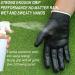 FINGER TEN Men's Golf Rain Grip Glove Pair - Black/Gray/Green - Sizes S- XL - Ambidextrous Design for Hot, Wet Weather Conditions - Buy Online on GoSupps.com