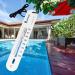 Buy Lantelme White Pool Thermometer - Accurate Analog Water Temperature Gauge for Swimming Pools Whirlpools & Ponds - Buy Online on GoSupps.com