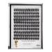 Vayator Wide Cluster D Curl Professional Makeup Individual Cluster Eyelashes Grafting Fake False Eyelashes Eyelash Extension Individual Eyelash (14mm)
