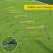 PodiuMax Portable Height Adjustable Sports Training Hurdle - Lightweight & Foldable Design (6 Pack) - Buy Online on GoSupps.com