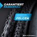 Blackshell Reflector Sticker Set - 60 Bicycle Rim Stickers for 27.5 28 29 Rims - Enhance Safety with Black Reflectors - Buy Online on GoSupps.com
