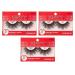 i-Envy 3 Pairs False Eyelashes 3D Glam Collection Multi-angle & Volume Extreme Lashes 3 PACK KPEI31