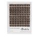Brown Cluster DIY Eyelashes Extensions 120pcs Individual Wide Stem False Lashes Makeup False Eyelashes Tools (14mm)