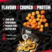 TOTAL XP Protein Crunch - Epic Cheese 12 Pack | Vegetarian High Protein Snacks | Low Carb Keto Friendly | Gluten Free | Palm Oil Free | 13g Protein | Protein Chips (12 x 24g) - Buy Online on GoSupps.com