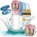 NEW 3 Series gift set |Innovative 550ml dog drinking bottle for on the goincluding feed bag & toothbrush |Premium drinking bottle dog |Drinking bottle dogs for on the go | 100% leak -proof 550ml pink