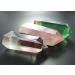 3-Set Medicine Stalls: Pointed Prisms for Reiki Chakra Meditation - Rose Quartz Clear Quartz & Fluorite Decoration - Buy Online on GoSupps.com