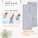 Oshang Flat Squeeze Mop and Bucket - Hand-Free Wringing - 4 Washable Microfiber Pads - for Hardwood, Laminate, Tile Floors - Buy Online on GoSupps.com
