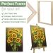 ARTIQO DIY Canvas Stretcher Bars 16x20 Inch - Easy to Assemble Gallery Wrap Frame Kit for Oil Paintings, Prints, Paint By Numbers, and Posters - Buy Online on GoSupps.com